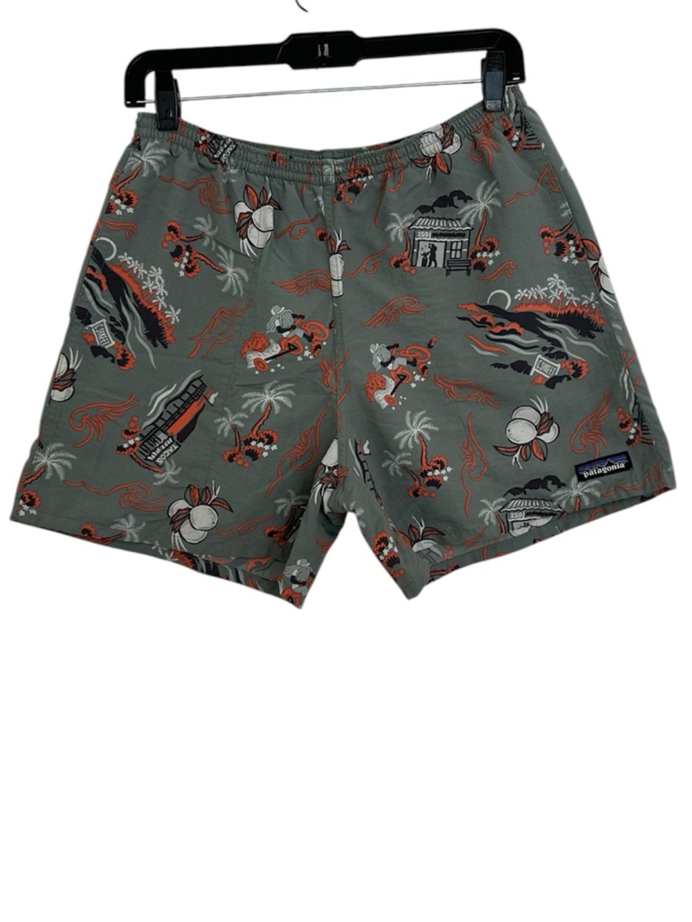 Patagonia Baggies 5" Shorts Small Limited Edition C-Street Hemlock Green